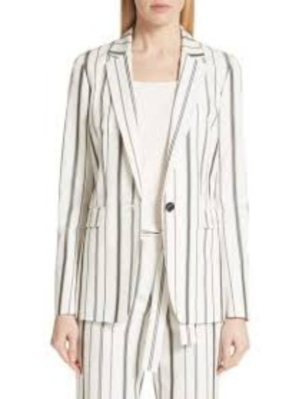 V-5. Lafayette 148 New York Marie Stripe Blazer